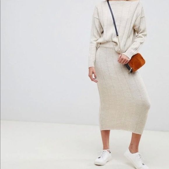 two piece midi skirt